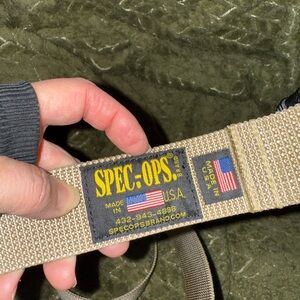 Men's Tactical Tan Belt